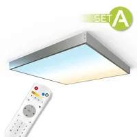 Longlifeled gmbh CCT LED Panel 62x62cm Aufbauset 36W 3000K-6000K
