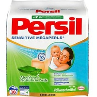 Persil Waschmittel Sensitive Megaperls, Vollwaschmittel, Aloe Vera und Seife,