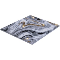 MY HOME Gloria 70 x 110 cm grau/goldfarben