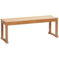 Cinas Bank, L120 x B35, Teak, - braun