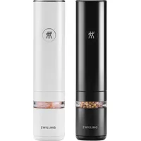 Zwilling Enfinigy Elektrische Salz- & Salzmühle, Weiss, Schwarz