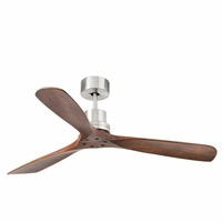 Faro BARCELONA Deckenventilator Lantau Remote, walnuss/stahl