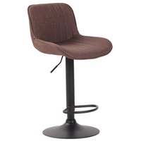 CLP Barhocker Lentini Stoff braun/schwarz