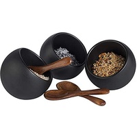 APS Servierset MOON - 6-teiliges Set: 3 Melamin-Schalen (Ø