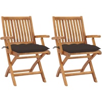 VidaXL Gartenstuhl 23 x 43 x 108 cm braun