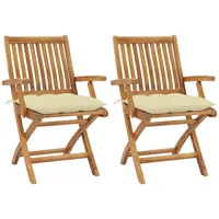 VidaXL Gartenstuhl 55 x 70 x 106 cm braun