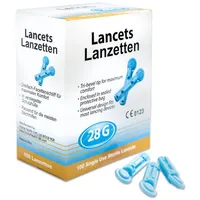 Codefree Blutlanzetten Gr. 28G, 200 Stück, u.a. passend zu