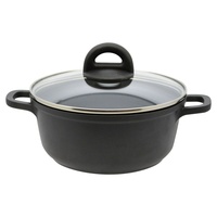 ELO Kochtopf BLACK, Aluminiumguss - 20 cm - Antihaftversiegelung