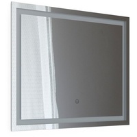 Vicco Badezimmerspiegel Viola, 80 x 65 cm mit LED-Beleuchtung