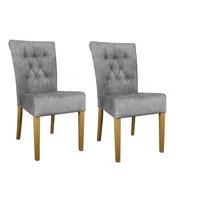 Home Affaire 4-Fußstuhl Ravenna (Set) 2 Stk.Esszimmerstuhl mit Knopfheftung