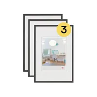 Walther Kunststoffrahmen KV015B New Lifestyle 10x15cm schwarz 10er