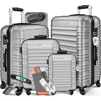 Kesser Koffer-Set 4-tlg. silber/kunststoff