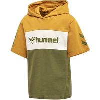 Hummel hmlCLOUD kurzarm Hoodie Jungen olive branch 134