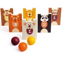 Scratch - 2in1 Stapeln und Kegeln Tiere