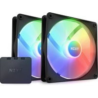 NZXT F140 RGB Core Gehäuselüfter 140mm Schwarz 2er Pack