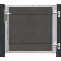 Plus Gartentor 115 x 91 cm Schiefergrau/WPC