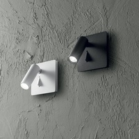 Ideal Lux LED Wandleuchte mit Schalter, schwenkbar, weiß