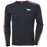 HELLY HANSEN Lifa Active Stripe Crew Langarm-baselayer - Navy