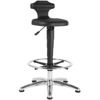 Bimos Sitz-/Stehstuhl Flex Integralschaum Sitz-H.510-780mm m.Fußring ESD BIMOS