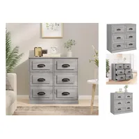 VidaXL Sideboard Grau Sonoma 70x35,5x67,5 cm Holzwerkstoff