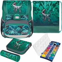 Herlitz Schulranzen Set Loop Plus Green Rex 5-teilig -