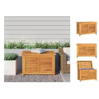 VidaXL Gartenbox mit Beutel 90x50x58 cm Massivholz Teak