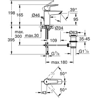 Grohe quickfix Waschtischarmatur S-Size