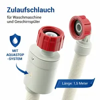 Vioks Zulaufschlauch Aquastop 1,5m 90°C universal für Waschmaschine und