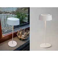 Lutec Akku-Tischleuchte Cocktail dimmbar Höhe 29,5cm,