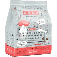 Grau Geflügel & Lachs mit Superfoods 400 g