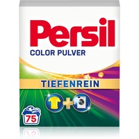 Persil Color Pulver Tiefenrein Waschmittel (75 Waschladungen), Colorwaschmittel für