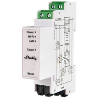 Shelly Pro 3EM, 3 Phasen WLAN + LAN Energiemessgerät,
