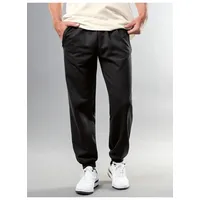 TRIGEMA Sweathose "TRIGEMA Jogginghose", Herren, Gr. L, US-Größen, schwarz,