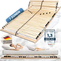 Coemo Lattenrost ERGO K 120x220 Überlänge 7-Zonen 32 Leisten