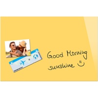 Sigel Be!Board® Glas-Magnettafel 60,0 x 40,0 cm sonnengelb