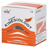 Nasara Kinesio-Tape Original, orange, 5m x 5cm, wasserfest, elastisch