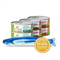 I LOVE MY CAT Starter-Paket Katzenfutter Nass Huhn, Insekten,