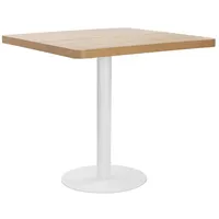 VidaXL Bistrotisch 80 x 75 x 80 cm hellbraun