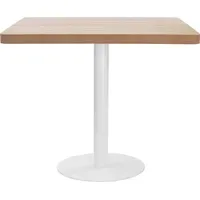 VidaXL Bistrotisch 80 x 75 x 80 cm hellbraun