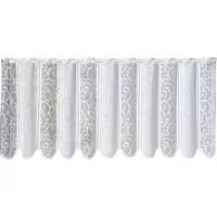 WECKBRODT Scheibengardine WECKBRODT "Prag", weiß, B:75cm H:52cm, Jacquard, Polyester,