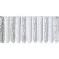 WECKBRODT Scheibengardine WECKBRODT "Prag", weiß, B:75cm H:78cm, Jacquard, Polyester,