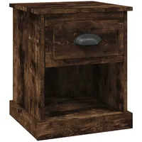 VidaXL Nachttisch Räuchereiche 39x39x47,5 cm Holzwerkstoff