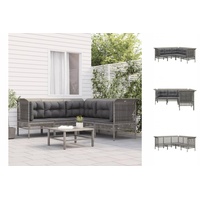 VidaXL Modell 45 Loungeset grau