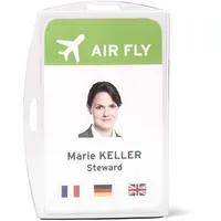 Tarifold Betriebsausweishalter 64x96mm Hartbox Transparent, VE=10 Stück,