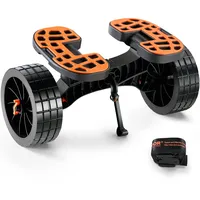 Vevor Kajakwagen Kanuwagen 655x305x310mm bis 145kg belastbar Doppelgurt-Design Zubehör