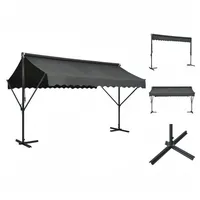 VidaXL Freistehende Markise 400 x 300 cm anthrazit