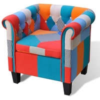 VidaXL Sessel mit Patchwork-Design Stoff