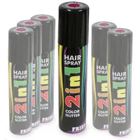 Buttinette 2 in 1 Haarspray pink/silber