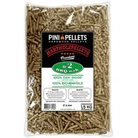 PINI Hartholzpellets No 2 1,5 kg Eiche braun