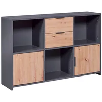 Interlink Inter Link Sideboard Pepeto - Anthrazit und Eiche